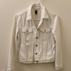GAP Cream Jean Jacket